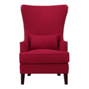  Elements International Kori Accent Chair - Berry IMAGE 2