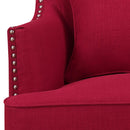  Elements International Kori Accent Chair - Berry IMAGE 5