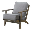  Elements International Metro Accent Chair - Midtown Slate IMAGE 1