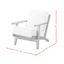  Elements International Metro Accent Chair - Midtown Slate IMAGE 8