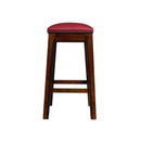  Elements International Fiesta LFS100CSTRD 24" Backless Counter Height Stool - Red IMAGE 3