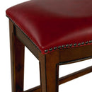  Elements International Fiesta LFS100BSTRD 30" Backless Bar Stool - Red IMAGE 5