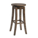  Elements International Finn DFN100BSWSBTWE 30" Swivel Backless Bar Stool IMAGE 1
