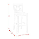  Elements International Finn DFN100BSBSBTWE 30" Bar Stool IMAGE 14