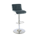  Elements International Melanie BML900BSE Bar Stool - Gray IMAGE 1