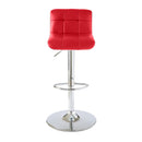  Elements International Melanie BML500BSE Bar Stool - Red IMAGE 2