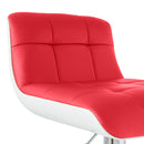  Elements International Melanie BML500BSE Bar Stool - Red IMAGE 5