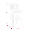  Elements International Morrison DMO100BSBTFE 30" Slat Back Bar Stool IMAGE 13