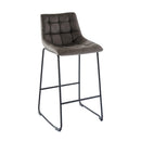  Elements International Seth BSH900BSE Bar Stool - Gray IMAGE 1