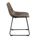  Elements International Wes BWS400SE Chair - Brown IMAGE 3