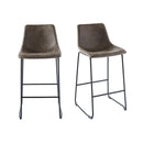  Elements International Wes BWS900BSE Bar Stool - Gray IMAGE 8