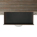  Elements International Scott SC300DRMR Dresser with Mirror Set - Walnut IMAGE 6