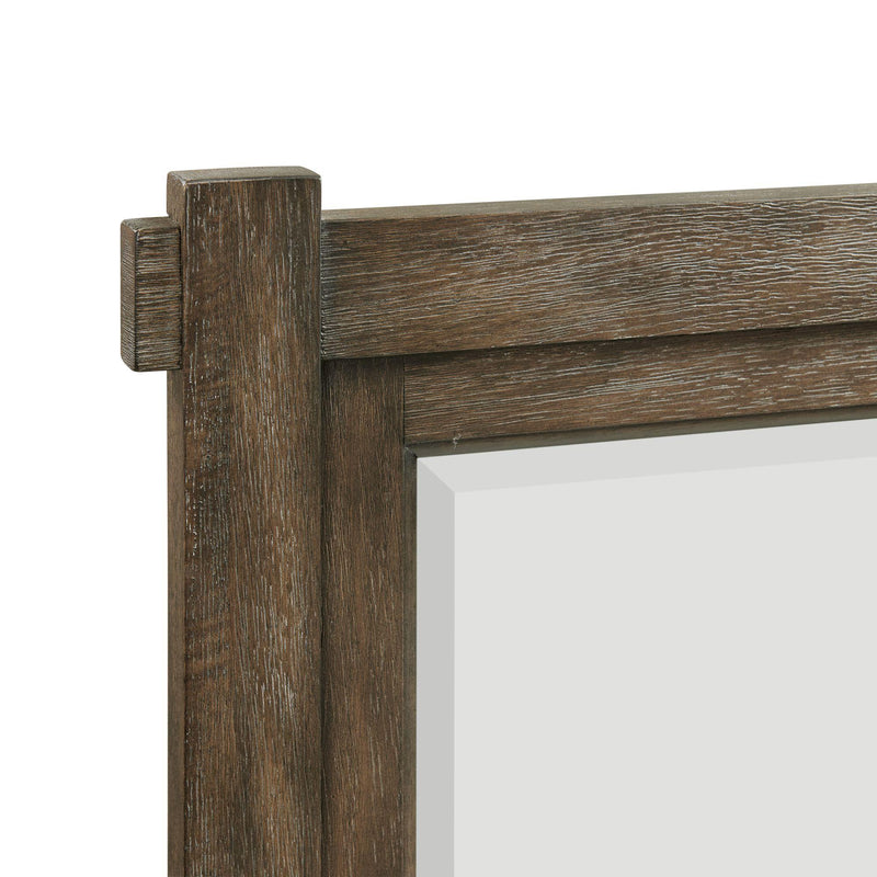  Elements International Scott SC300MR Dresser Mirror - Walnut IMAGE 4