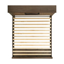  Elements International Scott SC370KB King Platform Storage Bed - Walnut IMAGE 4