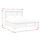  Elements International Wade WE600KB King Panel Bed IMAGE 10