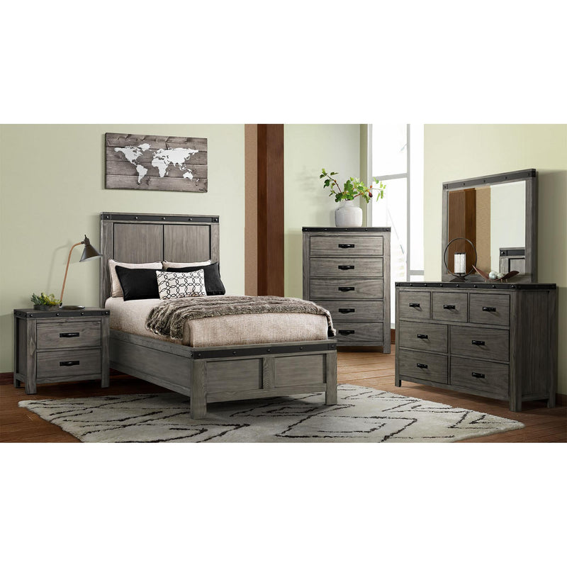  Elements International Wade WE600TB Twin Panel Bed IMAGE 8