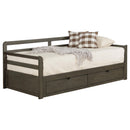  Coaster Furniture Sorrento 305706 2-Drawer Twin XL Daybed with Extension Trundle - Grey IMAGE 13