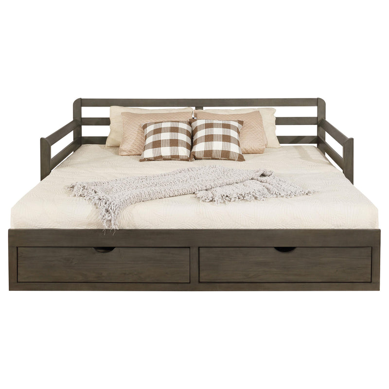 Coaster Furniture Sorrento 305706 2-Drawer Twin XL Daybed with Extension Trundle - Grey IMAGE 16