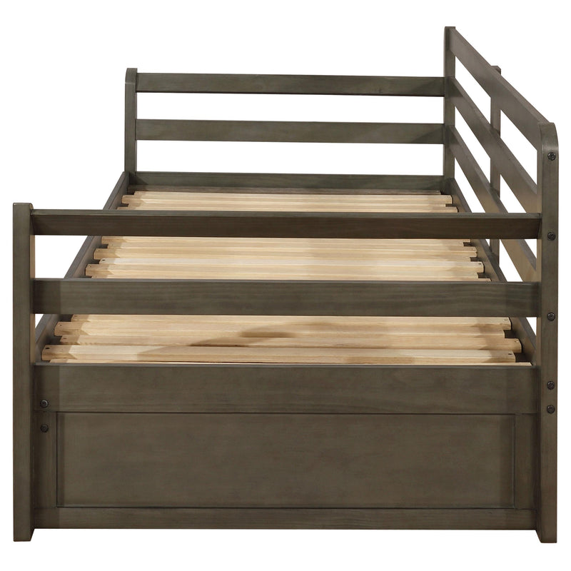 Coaster Furniture Sorrento 305706 2-Drawer Twin XL Daybed with Extension Trundle - Grey IMAGE 5
