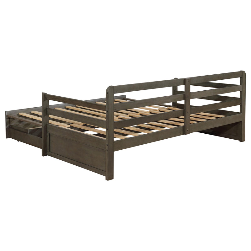 Coaster Furniture Sorrento 305706 2-Drawer Twin XL Daybed with Extension Trundle - Grey IMAGE 8
