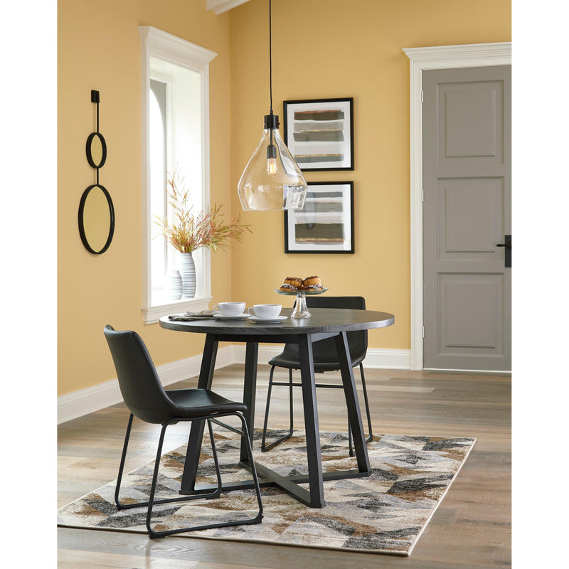  Signature Design by Ashley Centiar D372-16 Round Dining Room Table IMAGE 5