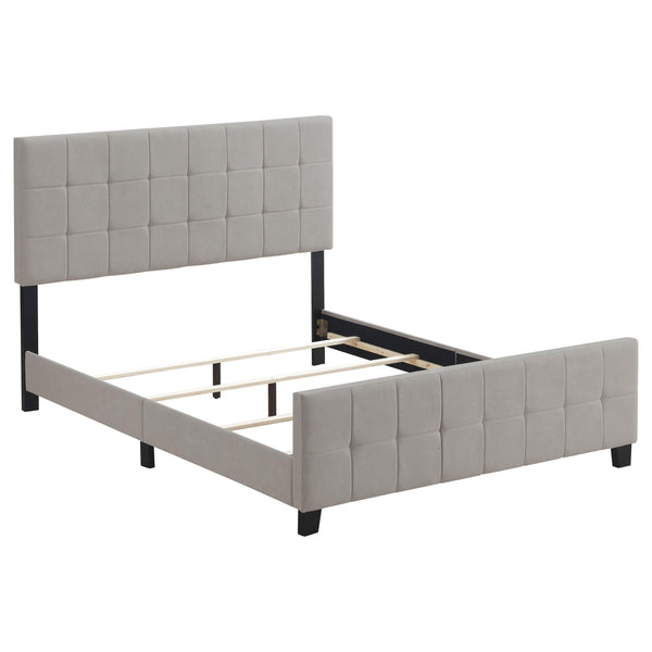 Coaster Furniture Fairfield 305952KE Upholstered Eastern King Panel Bed - Beige IMAGE 1