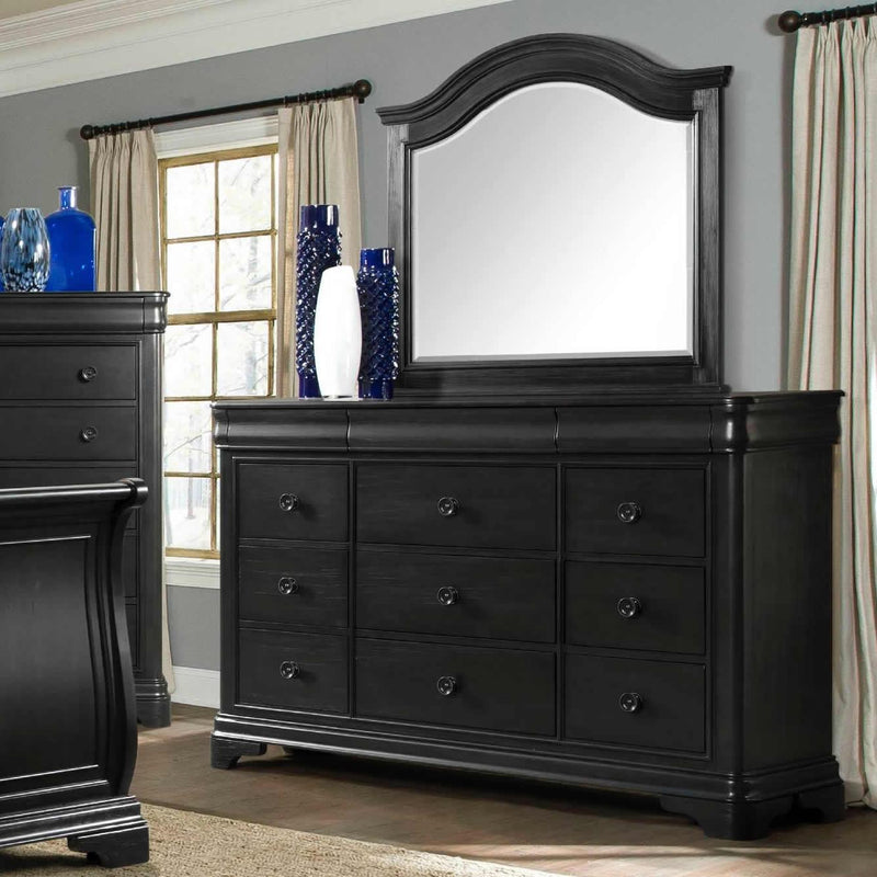  Elements International Cameron CM950DRMR Dresser and Mirror Set IMAGE 2