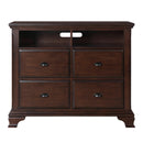  Elements International Canton Cherry CN600TV Media Chest IMAGE 1