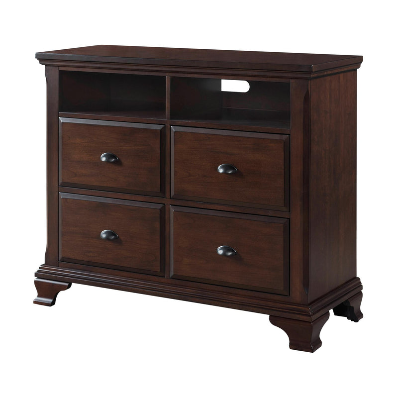  Elements International Canton Cherry CN600TV Media Chest IMAGE 2