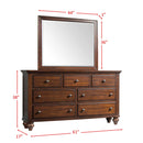  Elements International Chatham CH555DRMR Dresser and Mirror Set IMAGE 4