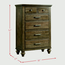  Elements International Chatham CH600CH Chest - Dark Walnut IMAGE 11