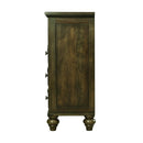  Elements International Chatham CH600TV Chest - Dark Walnut IMAGE 3
