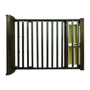  Elements International Chatham CH600QB Queen Platform 2-Drawer Storage Bed - Dark Walnut IMAGE 4