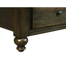  Elements International Chatham CH600QB Queen Platform 2-Drawer Storage Bed - Dark Walnut IMAGE 9