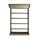  Elements International Chatham CH670QB Queen Upholstered Sleigh Bed - Dark Walnut IMAGE 4