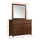  Elements International Dawson Creek DS600DRMR Dresser and Mirror Set IMAGE 6