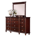 Elements International Hamilton HM100DRMR Dresser and Mirror Set IMAGE 1