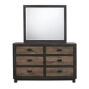  Elements International Harlington HG100DRMR Dresser w/ Mirror Set IMAGE 1