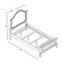  Elements International Jesse JS700FTB Full Panel Bed w/ Trundle IMAGE 3