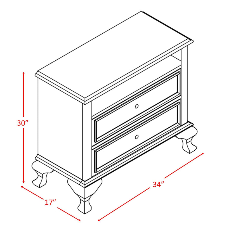  Elements International Jesse JS700TV Media Chest IMAGE 2
