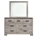 Elements International Millers Cove MC300MR Dresser Mirror IMAGE 2