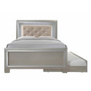  Elements International Platinum Youth LT111FTB Full Platform Bed w/ Trundle IMAGE 2