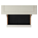  Elements International Slater SR600NS 3-Drawer Nightstand with USB Ports - White IMAGE 5