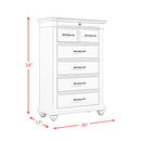  Elements International Slater SR600CH Chest - White IMAGE 11