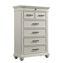  Elements International Slater SR600CH Chest - White IMAGE 1