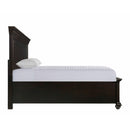  Elements International Slater SR850KB King Platform Storage Bed - Black IMAGE 3