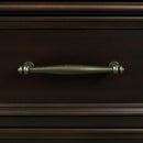  Elements International Slater SR800NS 3-Drawer Nightstand with USB Ports - Black IMAGE 8