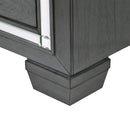  Elements International Titanium TT100DRMR Dresser w/ Mirror Set IMAGE 10