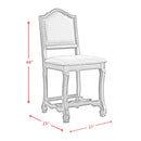  Elements International Chesley DCL100CSC Counter Height Side Chair IMAGE 15