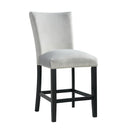  Elements International Francesca CFC300CVSC Counter Height Dining Chair - Gray IMAGE 1